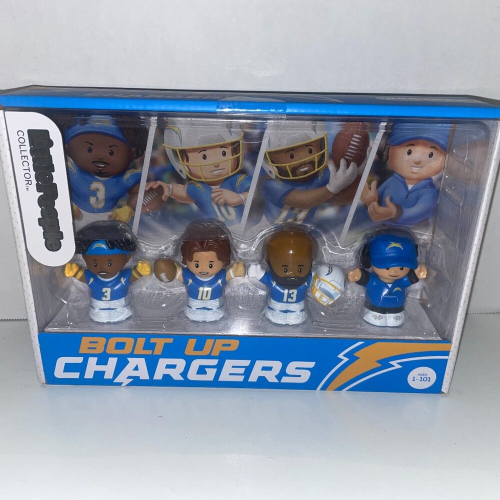Fisher-Price Little People Collector Los Angeles Chargers Bolt Up